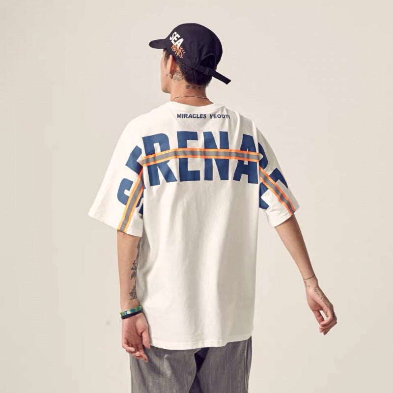 Men's Reflective Street Style T-Shirt