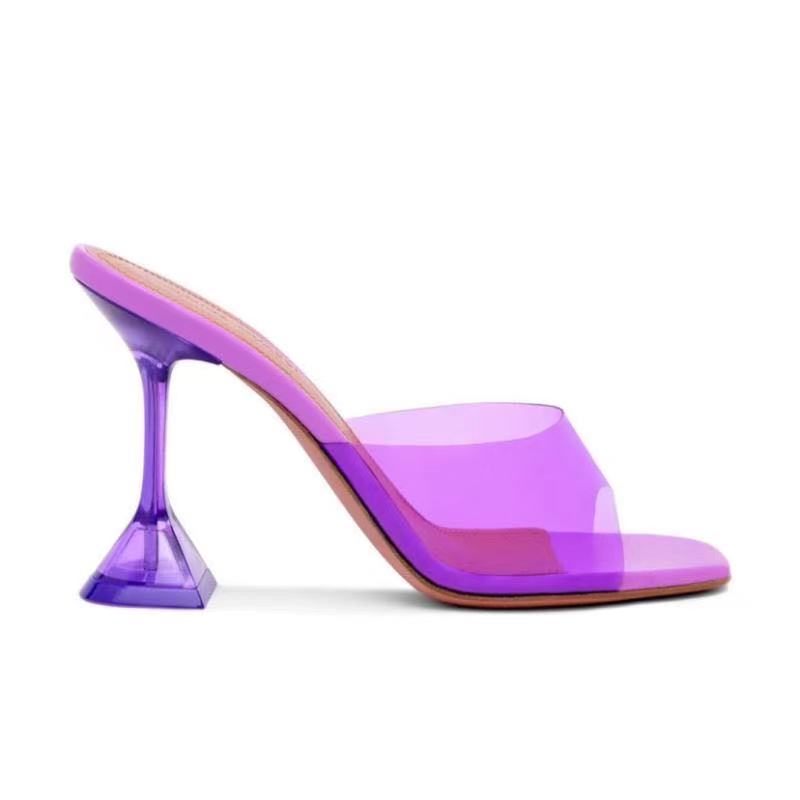 Elegant Crystal Clear Sandals