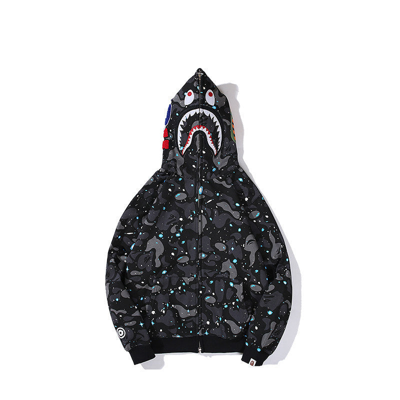 Vivid Shark  Hoodie