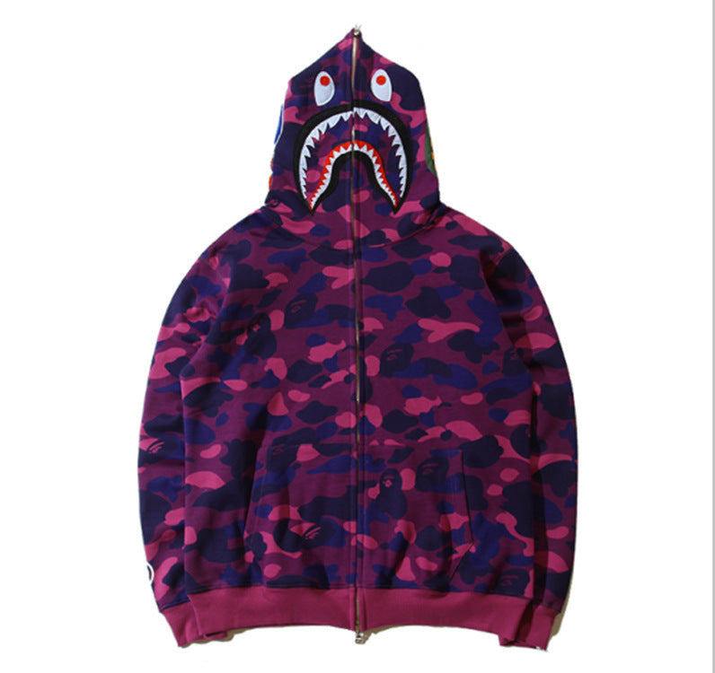 Vivid Shark  Hoodie