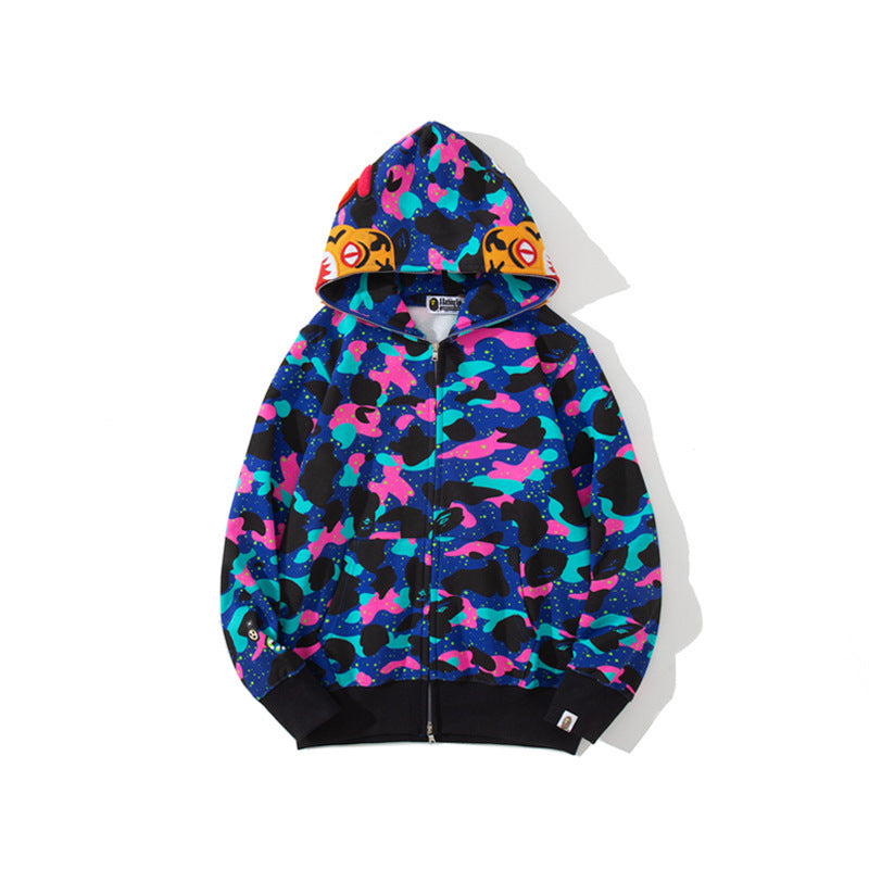 Vivid Shark  Hoodie