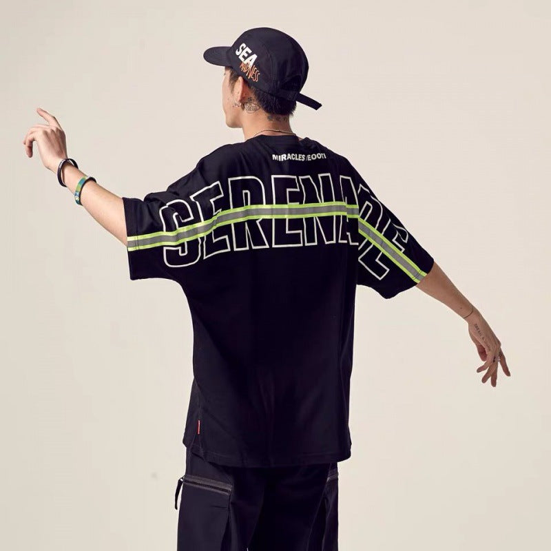 Men's Reflective Street Style T-Shirt